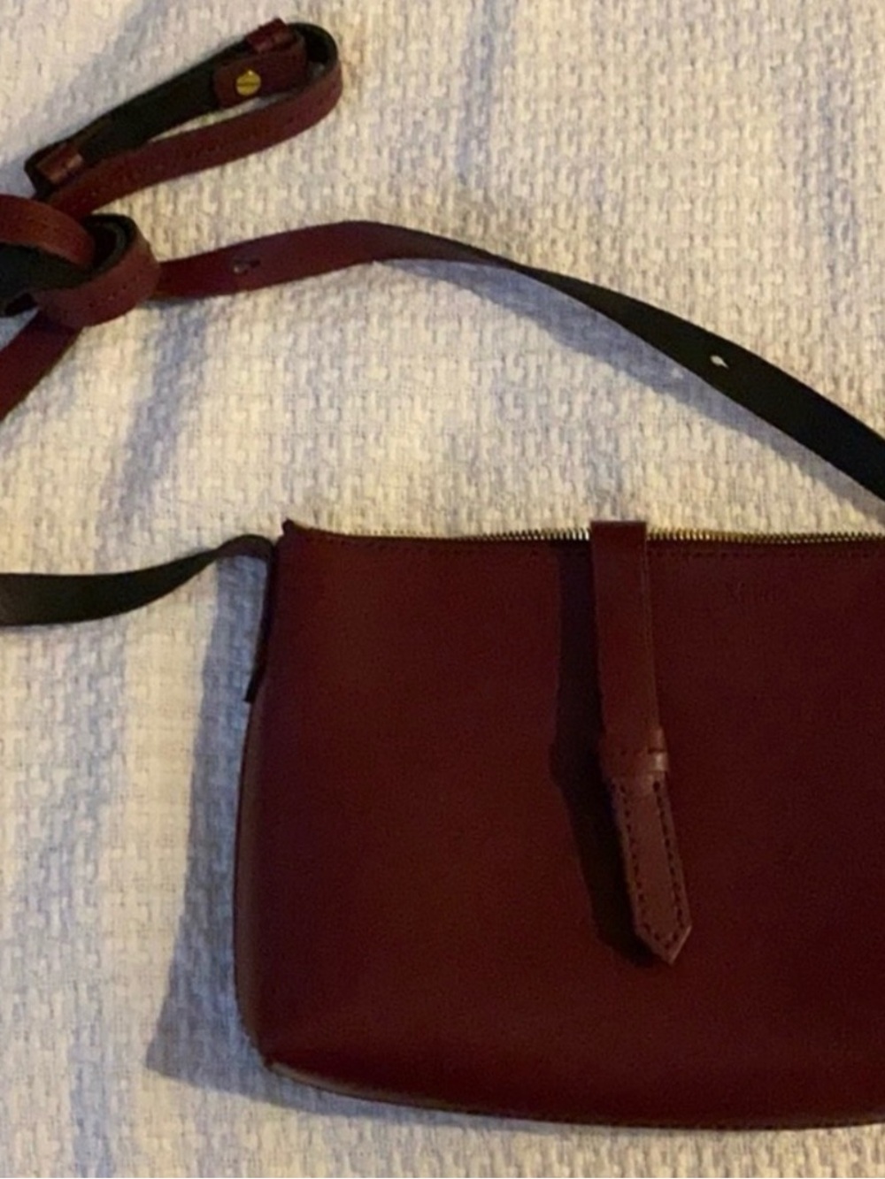 J. Crew Burgundy Crossbody Bag